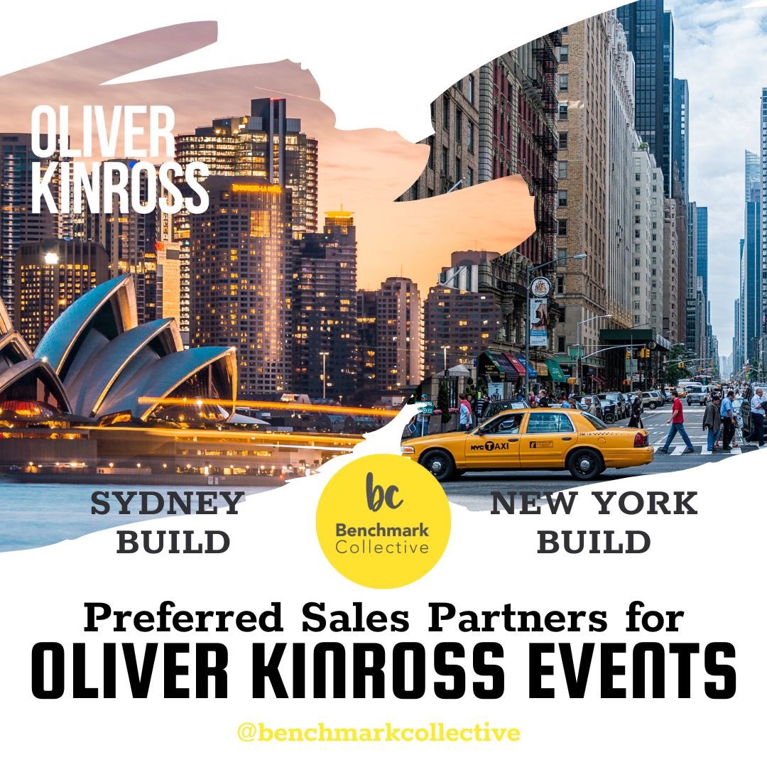 Back to Sydney &amp; NYC for these brilliant events, so grateful to be working with the <a href="/Oliver_Kinross/">Oliver Kinross Ltd.</a> teams again! Let’s Prebook and Rebook! 2024 editions already proving popular 🤩 🏭🏗️ #rebookmasters