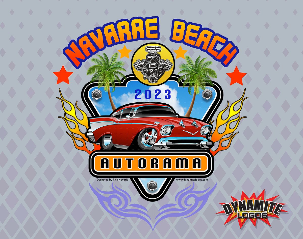 ROCKCITYCLE's tweet image. NEW LOGO DESIGN I created for the "Navarre Beach Autorama" located in Florida in September. "EVERY BUSINESS NEEDS A DYNAMITE LOGO" For a free consultation, contact Rick Novario at 216-965-6725. Please visit my website at dynamitelogos.com