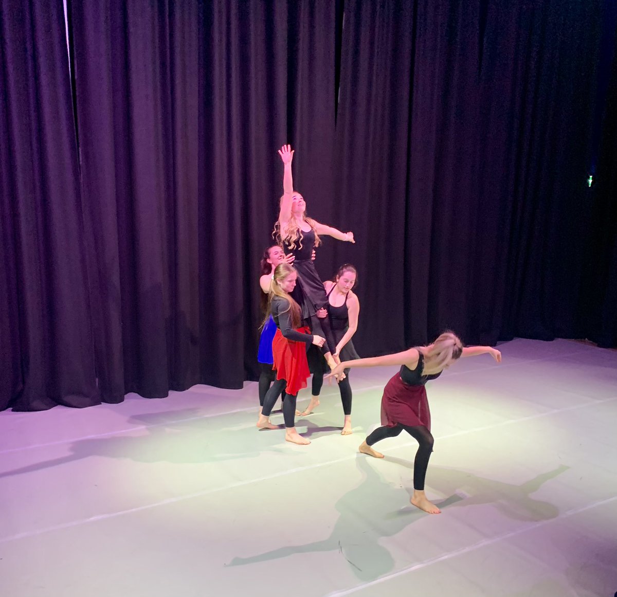 Dance rehearsals for the show in full swing! <a href="/TGSDance2019/">TGS Dance</a> #showday1