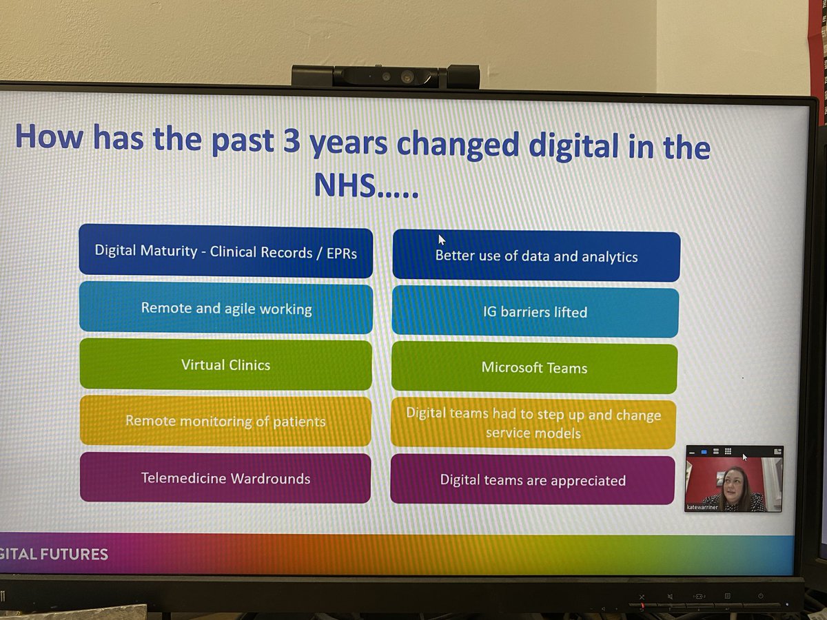 It’s our very own @katewarriner from @LHCHFT / @AlderHey / @idigitalnhs talking to @NIHRCRN_nwcoast #ResearchScholars about #Digital #Innovation. 

As always, a fun and engaging talk with a focus on patients, professionals and progress.