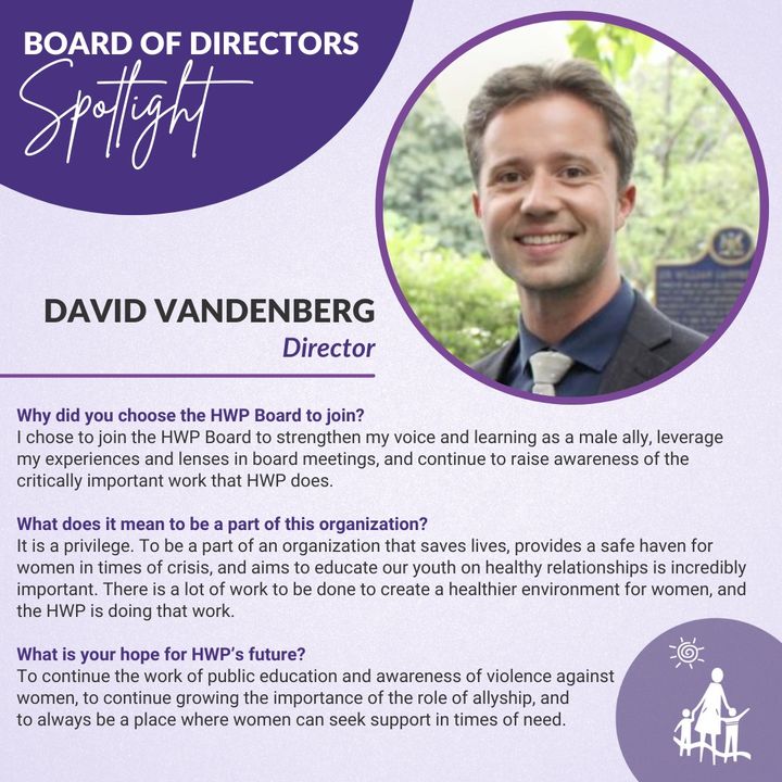We're incredibly proud of all the strong leaders on our Board of Directors. Today in our Board of Directors Spotlight series, learn about who @BurlingtonDavid is and why he joined our organization!

Thank you for everything that you do, David!

#HaltonWomensPlace #EndViolence