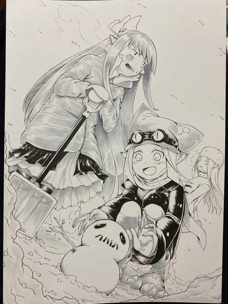 マシュマロのご要望にお応えして、アナログ時代の絵を幾つか投げときます。描いた時期はバラバラ。
つけペンも中々楽しいんですよ 