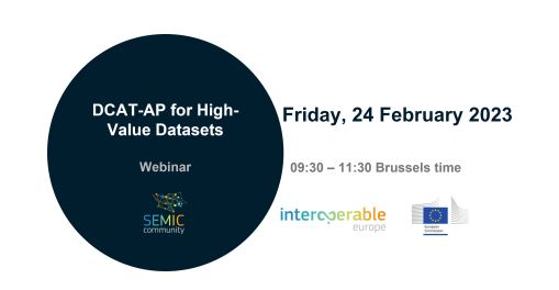 OpenDataAnd's tweet image. Conoce todo sobre el #webinar que tendrá lugar el 24 de febrero enfocado en la aplicación de #DCAT_AP para conjuntos de #datos de alto valor.  Accede a la nueva noticia del Portal de Datos Abiertos de la Junta de #Andalucía 🔗lajunta.es/428z8