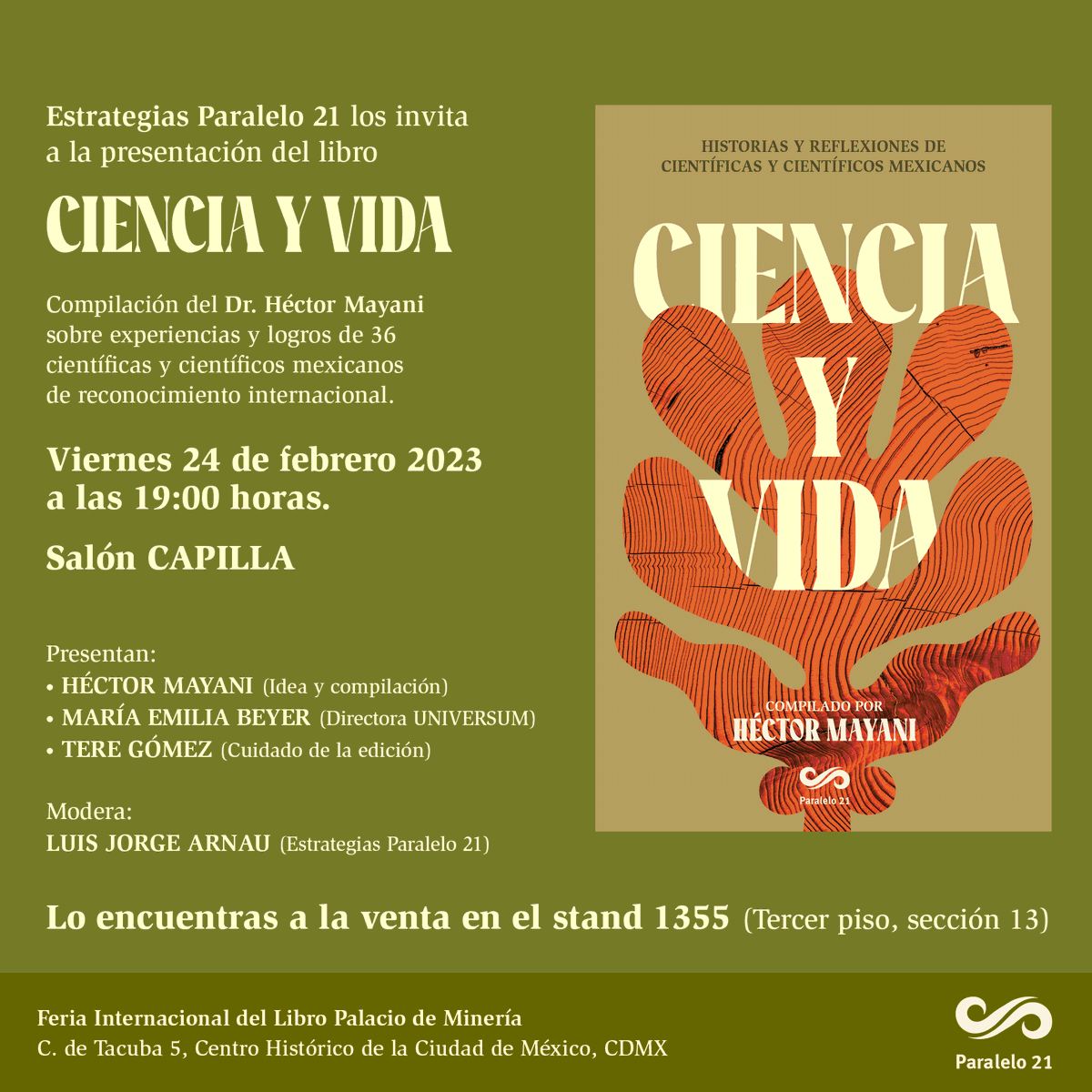 Nos vemos el viernes. El libro vale la pena, y los 36 científicos de quienes habla valen aún más. Reconciliémonos con lo que podemos ser.