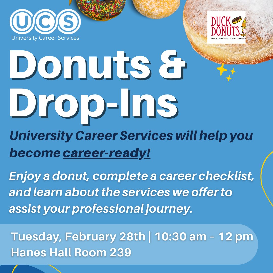There is nothing sweeter than completing your career checklist...with a FREE donut!!