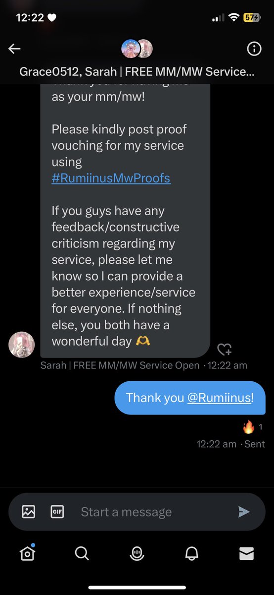 LANI4901's tweet photo. @Rumiinus and @Grace65692921 are both trusted we had and thank you @Rumiinus for being our mm #RumiinusMwProofs https://t.co/yenu49HzXZ
