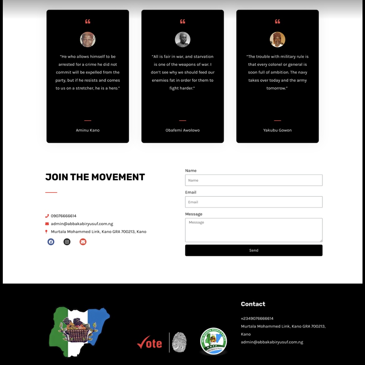 Kano State, the future is in your hands. Get to know Abba Kabir Yusf's (Abba Gida Gida) plans for the state and how you can help make a difference. Head to our newly launched website and join us on this journey! #KanoState