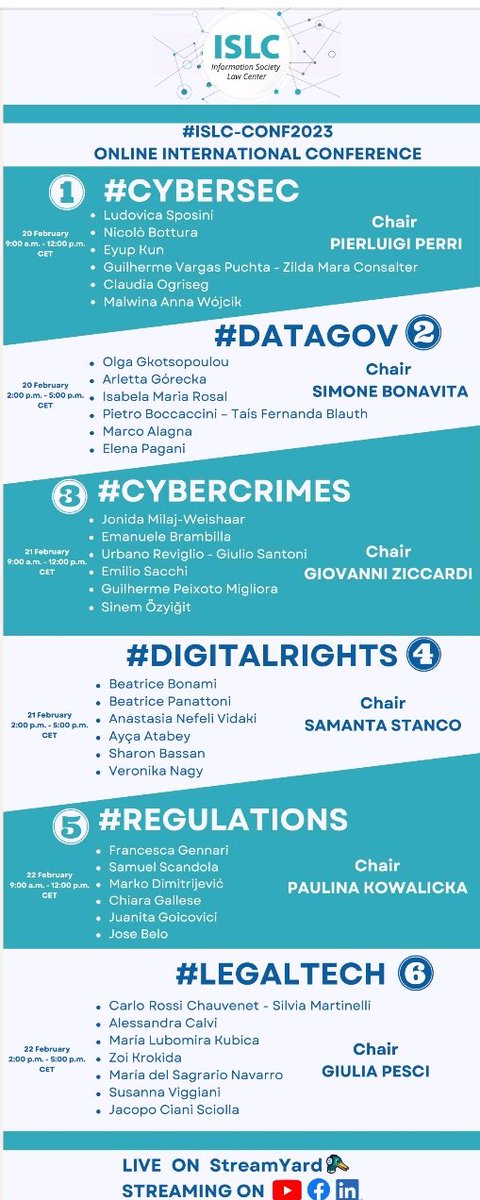 Today at 2 pm I will share my thoughts on #fairness implications of #DGA in  #SmartCities ! Many thanks to <a href="/ISLC_UniMi/">ISLC Information Society Law Center ||| Unimi |||</a> for giving me this opportunity!