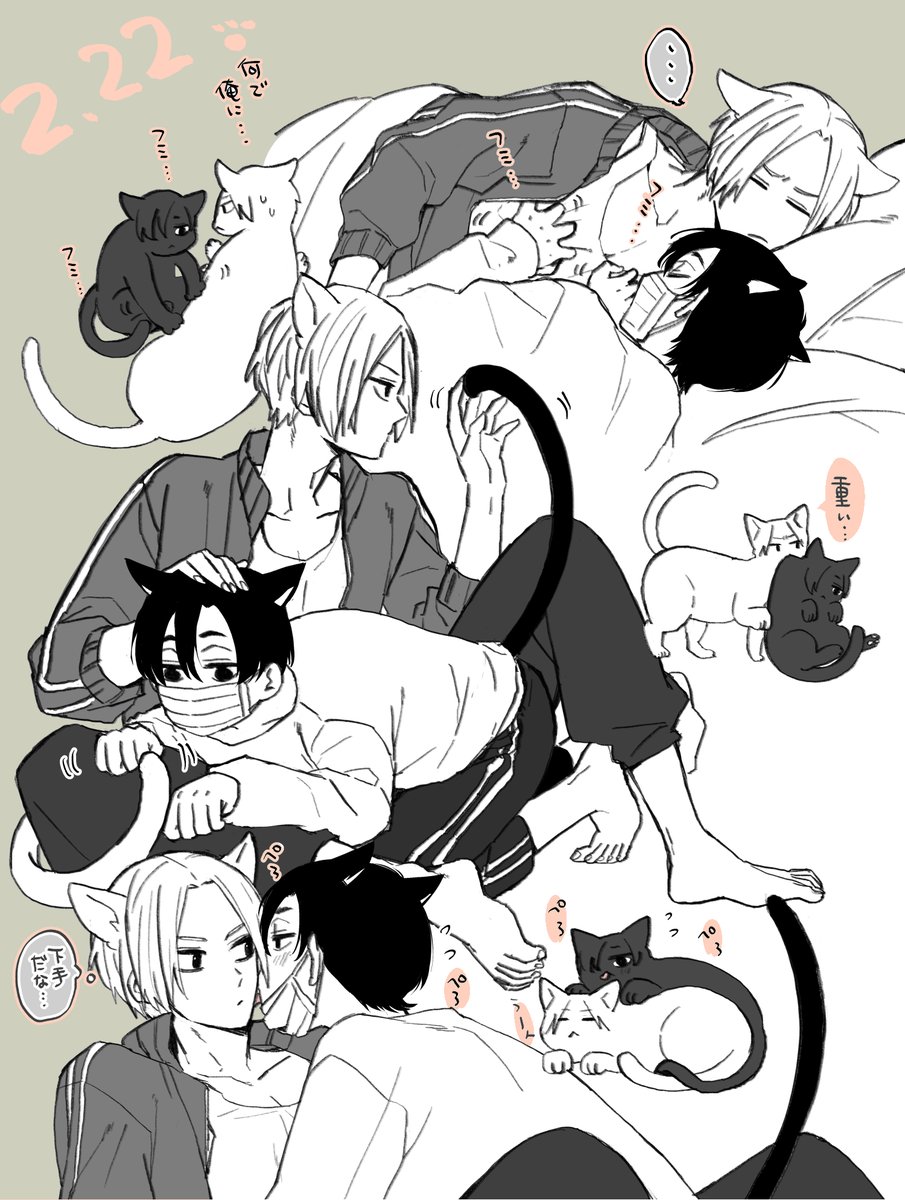 マフシン🐈‍⬛🐈/興奮して詰め込んだので見づらい…フミ…フミ… 