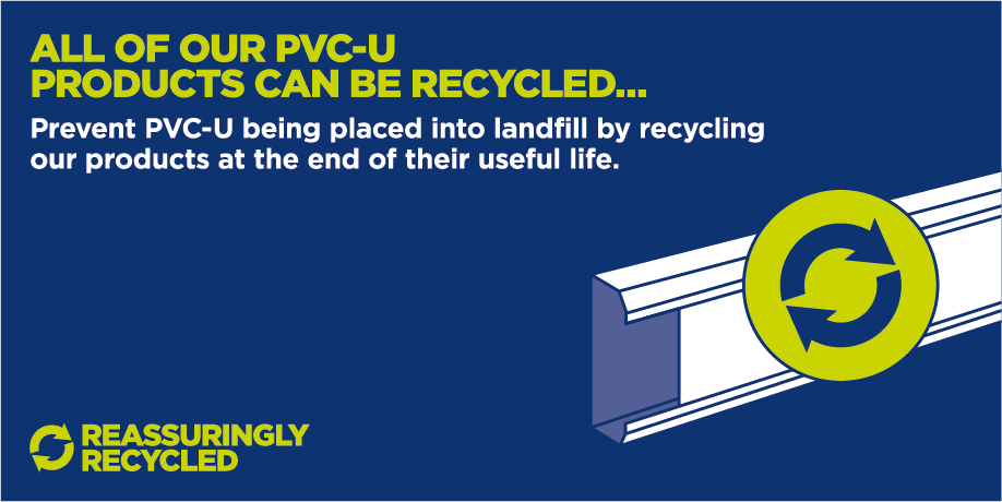 Did you know? All Marshall-Tufflex PVC-U products can be recycled ♻ #plasticrecycling #sustainablesolution