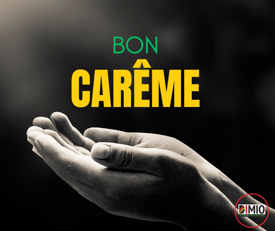 DimioCom's tweet photo. Bon Carême à toute la communauté chrétienne ! Que ce moment soit pour vous une période de pénitence et de réconciliation avec vous même et avec vos proches.
#DimioCom https://t.co/v63FmfWrMc
