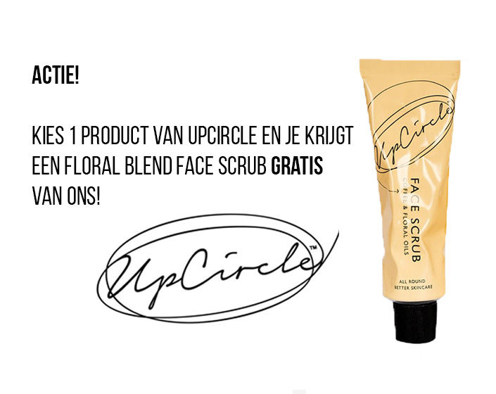 Actie UpCircle, koop 1 product en krijg een Face Scrub gratis #nonasties #upcircle #scrub #facescrub #beauty nonasties.nl/upcircle/
