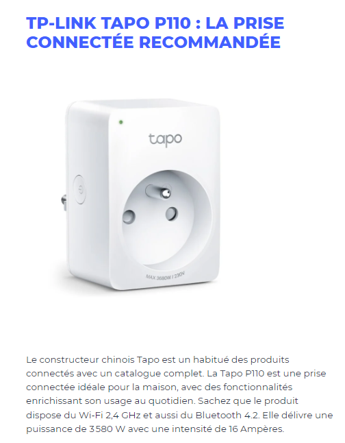 TPLinkFrance's tweet image. Tapo P110 : la prise connectée 2023 recommandée par FrAndroid

frandroid.com/guide-dachat/1…

#tapo #P110 #prise #connectée #maison #économie #électricité #gaspillage #domotique #intelligent #smarthome