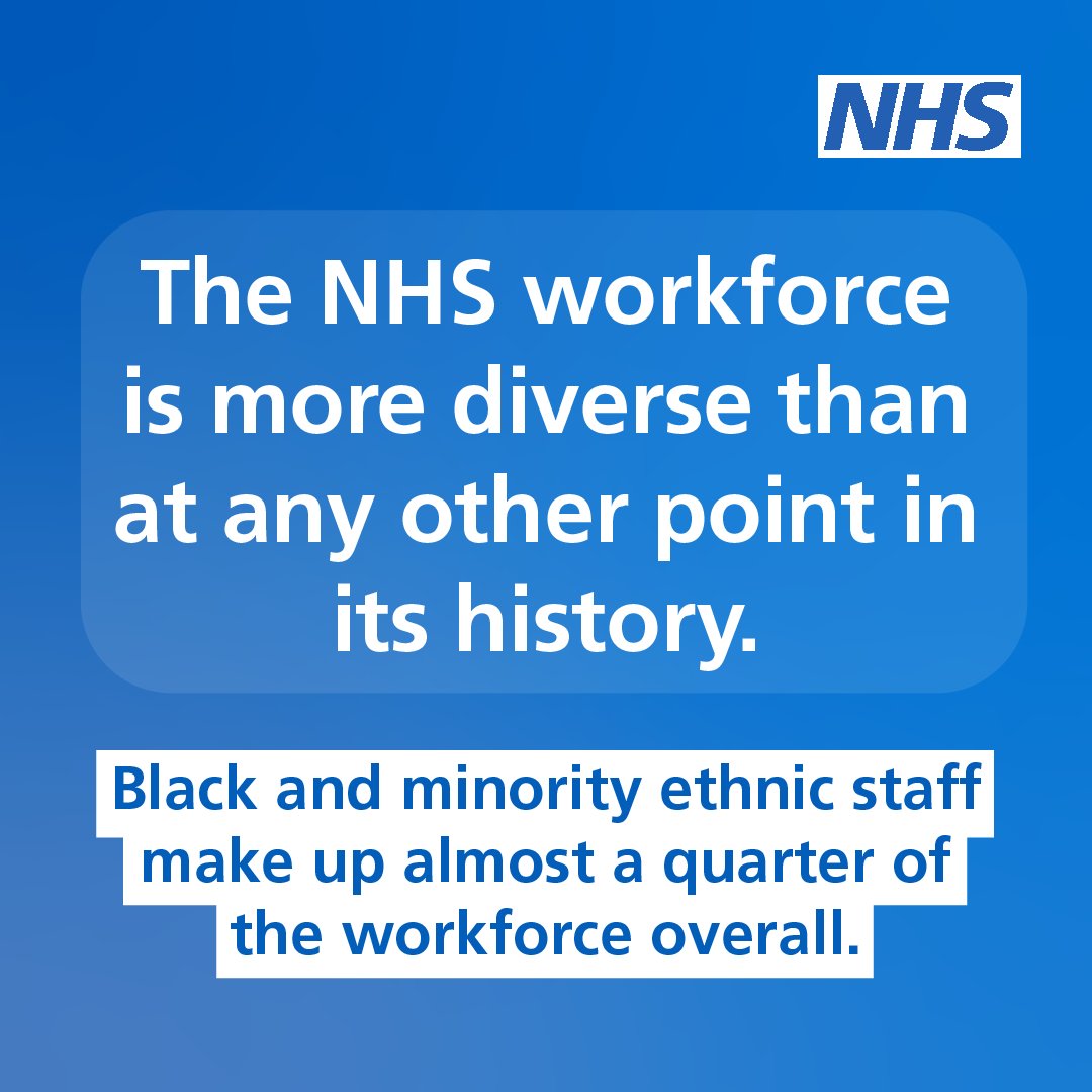 The NHS workforce is more diverse than ever, according to the NHS Workforce Race Equality Standard.

The report shows progress, like an increase in board-level representation, but there’s still significant room for improvement. Read the report in full. ➡️ england.nhs.uk/publication/nh…