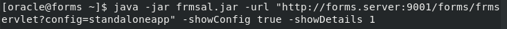 hollipolli2904's tweet image. #OracleForms 12.2.1.19.0 up and running in #linux vm. was easy and straight forward @OracleFormsPM
with new parameter -showDetails 1