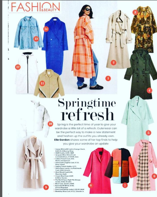 Thank you RTÉ Guide for showcasing this gorgeous coat from Kilkenny Deisgn. It really is a must have! #kilkennydesign #rteguide #fashion #bannertonpr