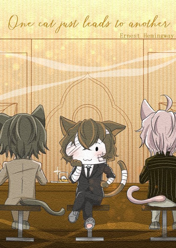 Hakuro_BSD2019's tweet photo. 猫の日　にゃんこいち♡👓🤕🍛 https://t.co/fe8BvsiUvS