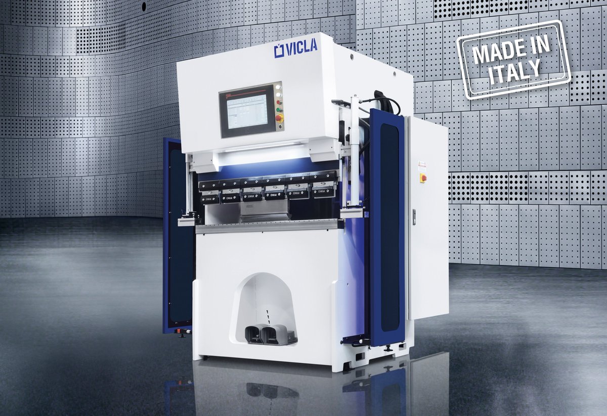Vicla_eu's tweet photo. Double guide of the beam, 220 mm/s approaching speed and 300 mm/s return speed, this is the perfect press breakes for a low consumption and for maximize the productivity. 

Download our catalogue.
https://t.co/sKVcnIAbqq

#vicla #pressbrakes  #sheetmetal #bending #machinetools https://t.co/9Yc4nMTDqP