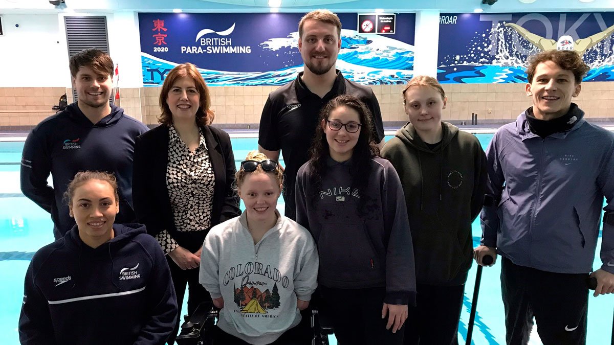 Delighted to visit @Better_Mcr Manchester Aquatics Centre to show my support for @britishswimming para swimmers who train out of the pool. I’m incredibly proud that Manchester is home to the Para Performance Centre and it was great to meet some of the team.