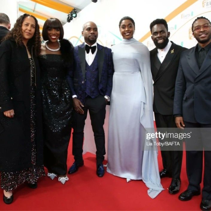#BlackExcellence at the #EEBAFTAs. Pictured (L to R) with #TheWomanKing director @GPBmadeit, actress/comedian <a href="/YvonneOrji/">Yvonne Orji</a> writer/director <a href="/alexk_kay/">Alex Kayode-Kay</a> actress #lashana_lynch
 actor <a href="/JimmyAkingbola/">Jimmy Akingbola (Blue Tick)</a> actor #ZacharyMomoh

#BAFTA  #BAFTA2023