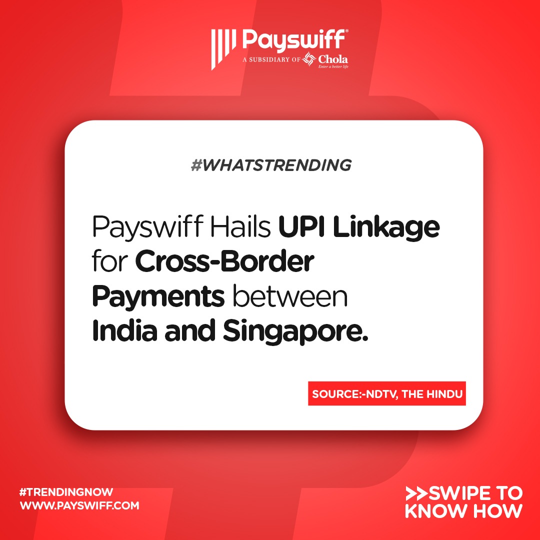 Payswiff's tweet photo. UPI goes global!
UPI Linkage for Cross- Border Payments between India and Singapore launched! 

Stay tuned to Payswiff for more trending facts.

#UPI #UPILinkage #India #Singapore #PaymentTransfer #QRcode
#Payswiff #DigitalMoney https://t.co/hE5wdwZqSy