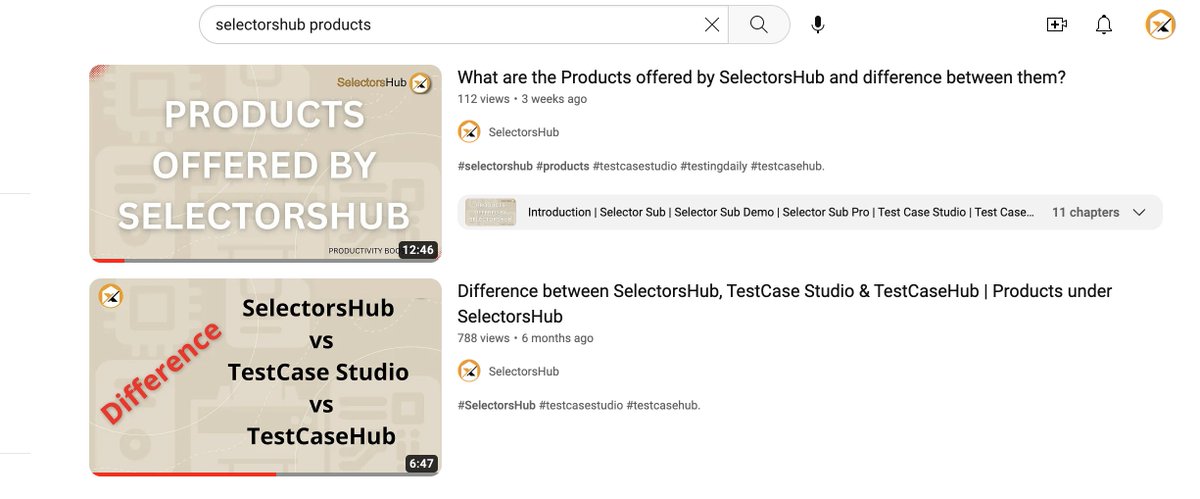 SanjayKumaarr's tweet image. Everyone has their own challenges in their life, I also have mine ;)
Now again I will have to update the list and create a new video "Products Offered by @SelectorsHub".
But I like this type of challenge :P
#selectorshub #autotestdata