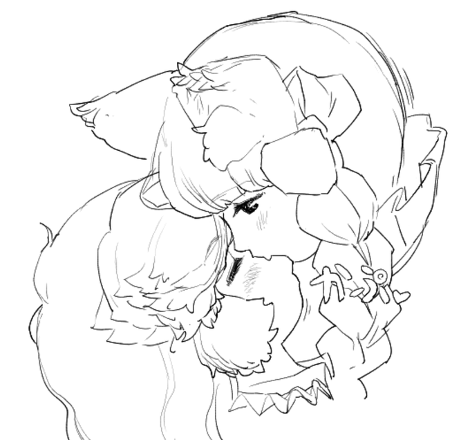 過去絵お燐で便乗 #猫の日 