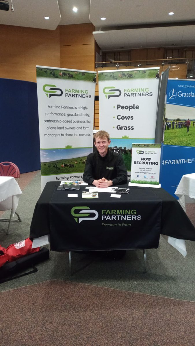 FarmingPartners's tweet photo. Excited to be at @ucddublin today at the @ucdagfood Careers Day. Many of the #farmingpartners team are #ucdag graduates. Come chat with Oisin & Ted about their experience with us. #ucddublin @UCD_Ag_Soc https://t.co/wcIS7ICpoI