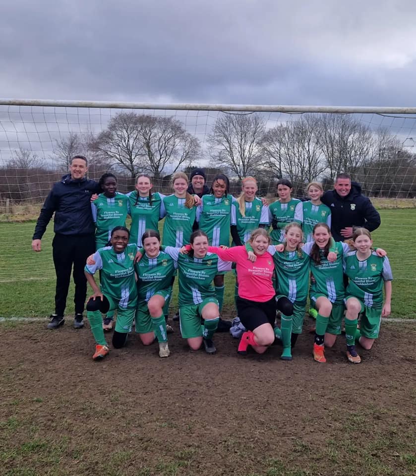 We are celebrating, as 2 teams have reached their respective BBFA County Cup finals.
Come and watch on Sat 18 March at Chalfont St Peter AFC,SL9 9QX. The U15s KOat 10am. Then the U14s KO at 12.45pm
Prices are £5 for adults, £1 for U16s and free for U5s.  All are welcome 😊