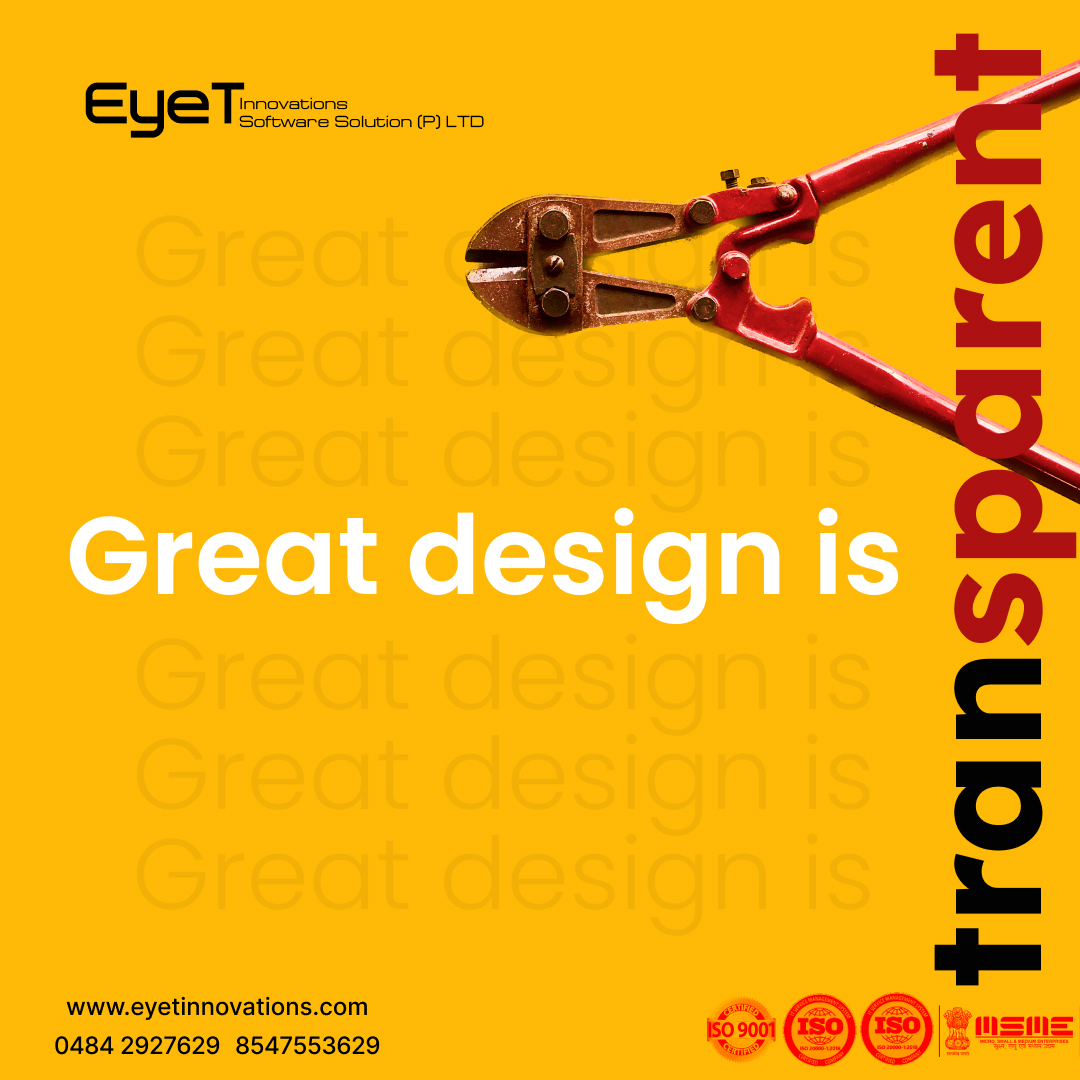 EyetGlobal's tweet photo. Break the existing barriers of design with unconventional and bold UI/UX design. 
For more information visit https://t.co/WsSPclP2bu
#UI #UX #UserInterface #UserExperience #Applications #MobileApplications https://t.co/3mIA2UopX6
