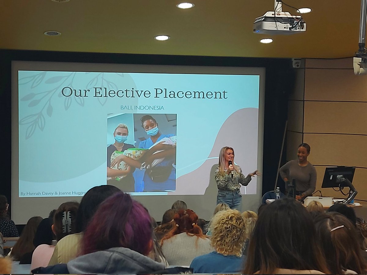 BCUMidwives's tweet photo. Our elective placement in Bali. Fabulous presentation by bcu student midwives. @PlanMyGapYear @BCUMidwives @BCUHELS https://t.co/YeqGtInbZW