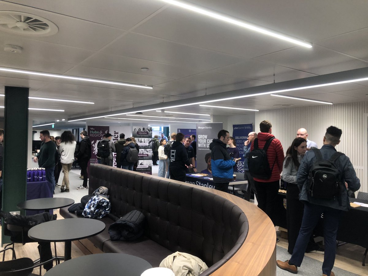 AbertayCQ's tweet photo. Our first ever cQ Careers Fair is buzzing! 

Open to all 3rd &amp; 4th students and grads. Come along and meet the employers, we’ll be here until 3pm :) https://t.co/i5MsGgVhEH