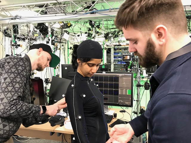 It was great to work with the team at @CAMERA_Bath at @uniofbath to record some MoCap of the multi talented Bhavana Ram Mohan performing some traditional Bharatnatyam dance for the Coostriah R&D project #creativetechnology @rachelhpownall @thestudioinbath @CCCIBathSpa