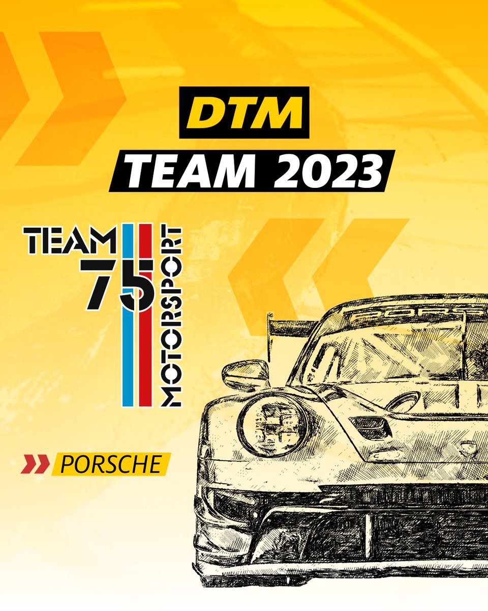 Welcome to #DTMKickOffDay! Curios to find out which teams are competing in #DTM2023? Find out today, every 15 minutes we present you one team. 

Let´s start: Competing for the second season in #DTM with the brand new Porsche: <a href="/team75bernhard/">TEAM 75 Bernhard</a>  ! <a href="/Timo_Bernhard/">Timo Bernhard</a>