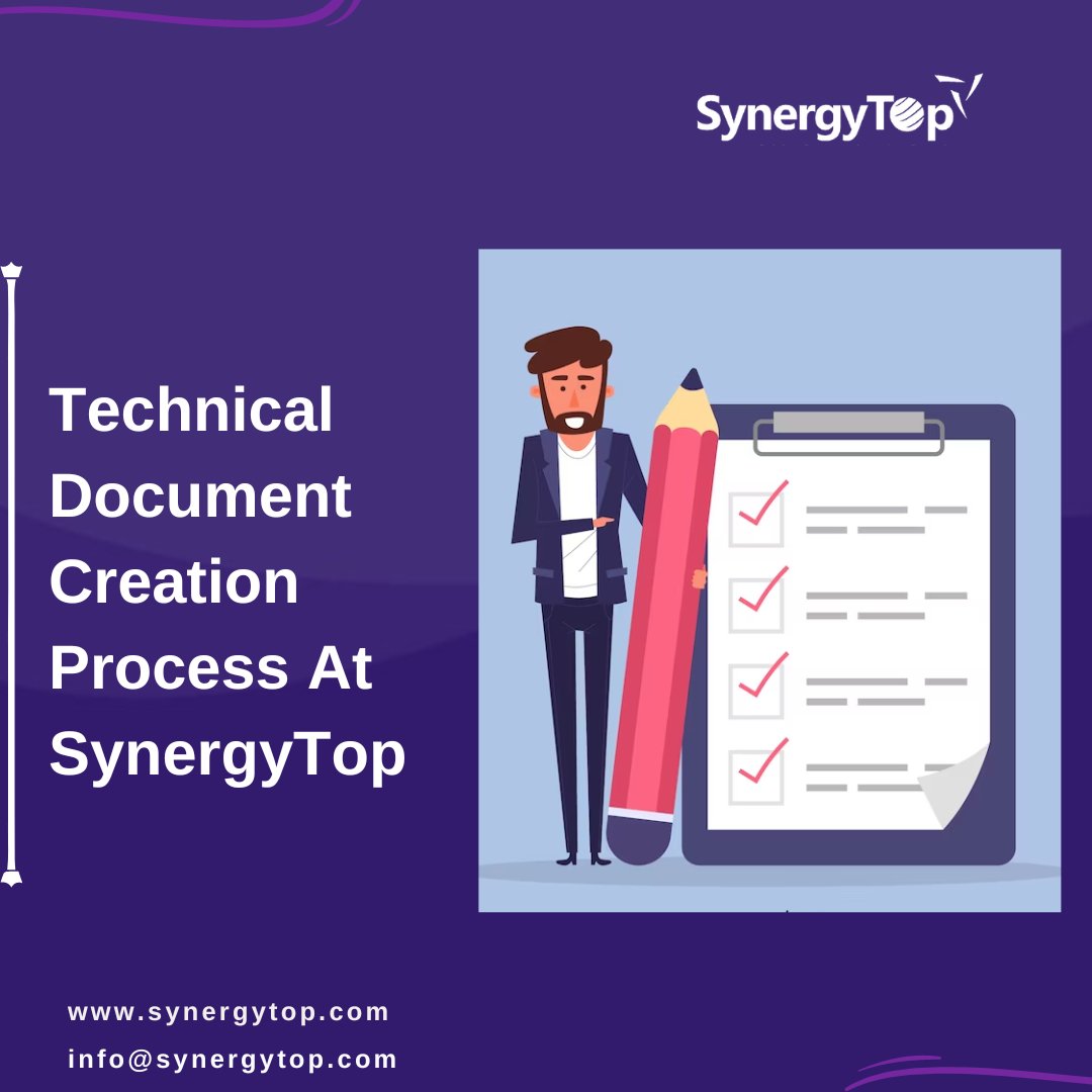 We have the perfect guide to help you write perfect technical documents for all your development projects. Check out the simple, actionable guide right here - bit.ly/3kkjx1s

#SynergyTop #technical #technicalblog #technicaldocumentation #Blogs #Trending #LatestNews #USA
