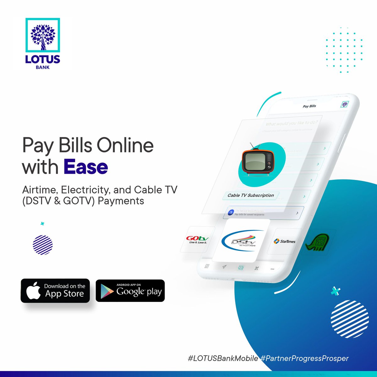 Never miss a payment again with LOTUS Bank’s mobile banking app and Internet banking platform. Pay your bills quickly and securely with just a few taps on your phone or clicks on your computer. #LOTUSBank #MobileBanking #InternetBanking #BillPaymentsMadeEasy #SecurePayments