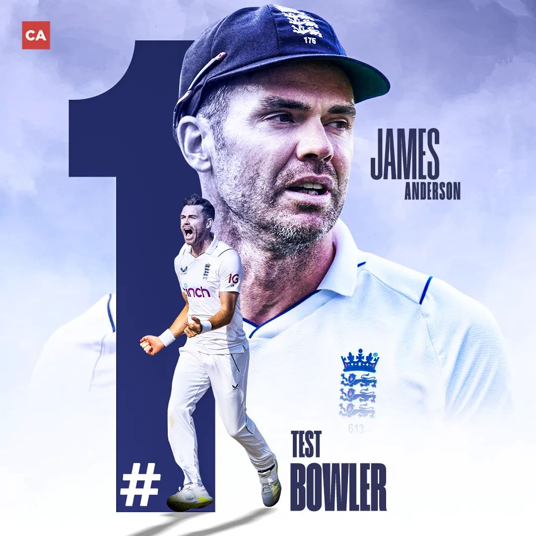 Cricket Addictor on Twitter "James Anderson is the new no.1 ranked