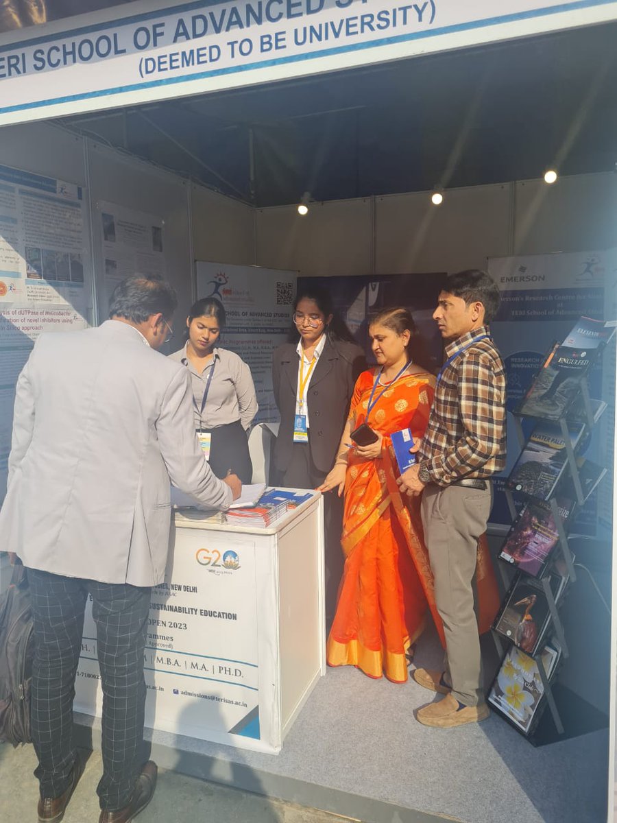 terischool's tweet image. TERISAS at World Sustainable Development Summit held from 22-24 February 2023 in New Delhi.

#Act4Earth #wsds2023 #Teri #TERISAS #sustainability #sustainabledevelopment #SDGs