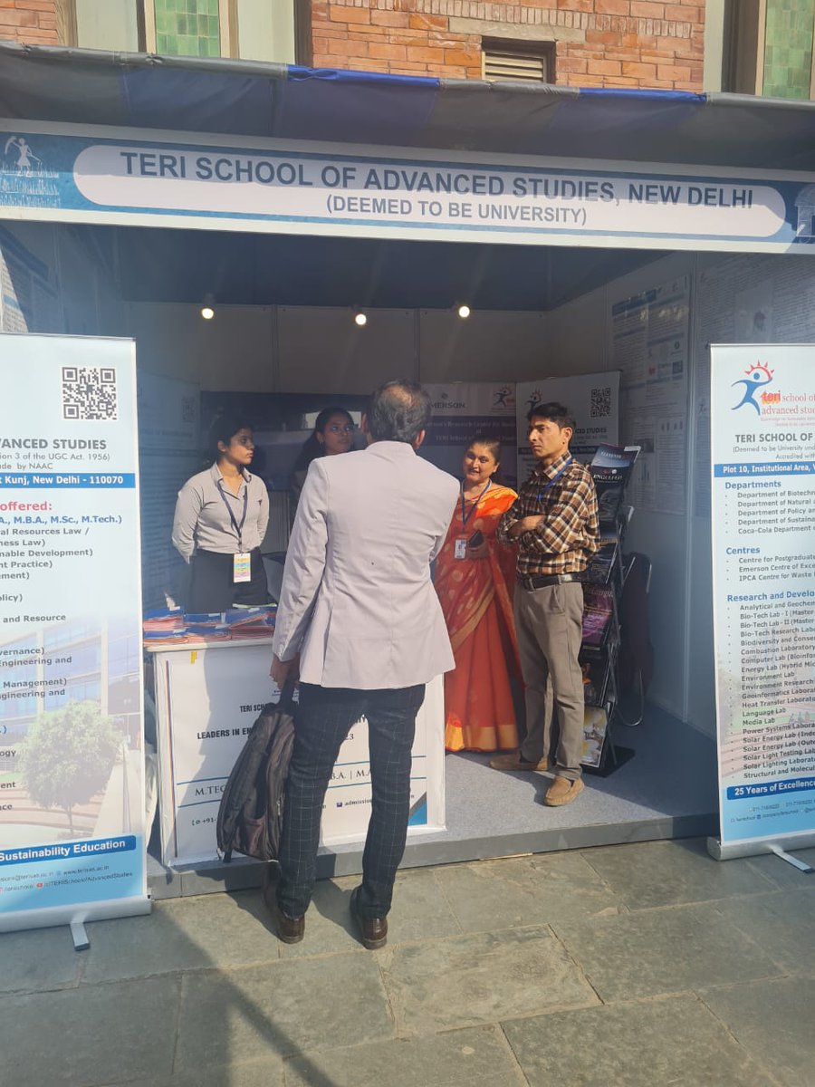 terischool's tweet image. TERISAS at World Sustainable Development Summit held from 22-24 February 2023 in New Delhi.

#Act4Earth #wsds2023 #Teri #TERISAS #sustainability #sustainabledevelopment #SDGs