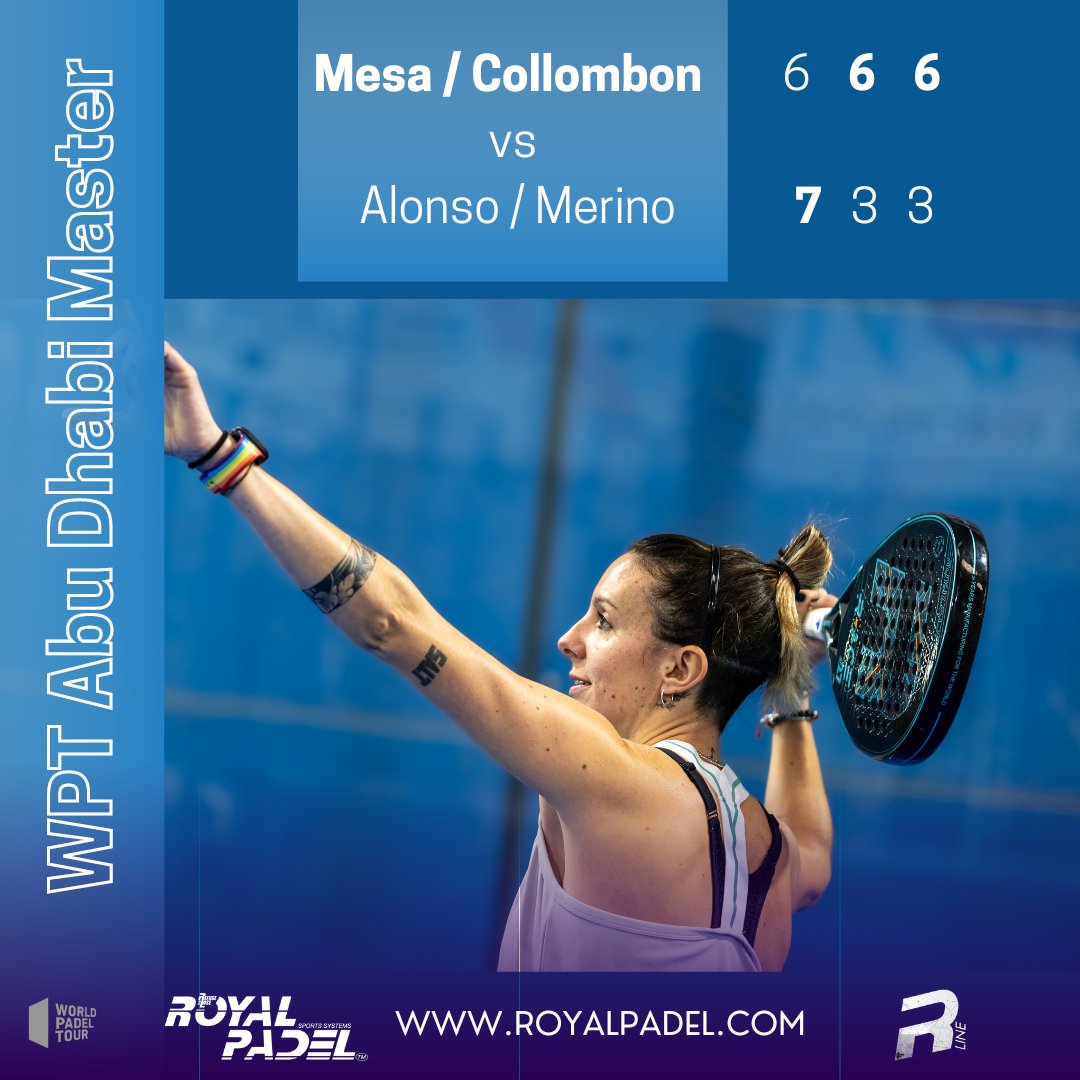 Debut con victoria en el primer torneo de la temporada 🏟️.

Felicitaciones <a href="/CarlaMesaPadel/">Carla Mesa</a> 

Seguimos adelante en este #wptabudhabimaster🇦🇪