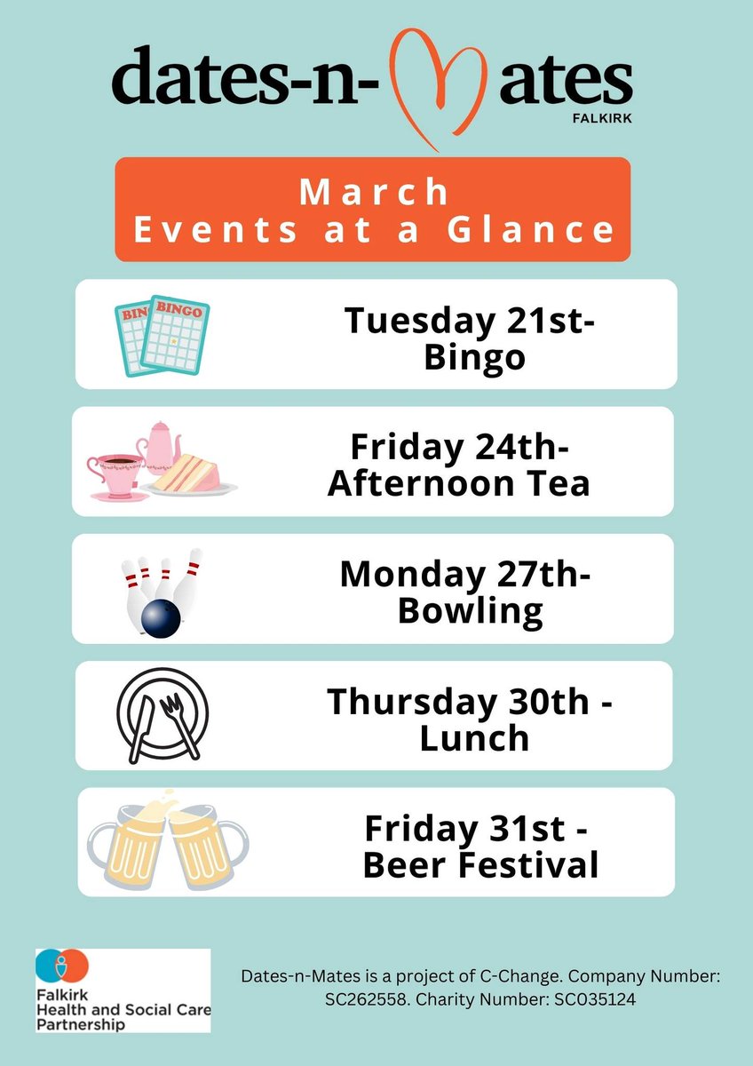 DatesnMates Scotland on Twitter "The Falkirk team have been busy planning lots of fun events