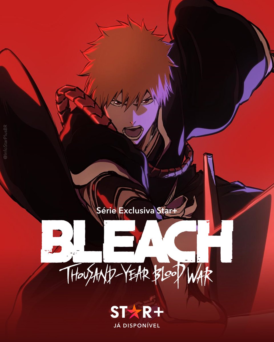 Info Star+ Brasil on X: Todas as 16 temporadas do anime BLEACH entraram no  catalogo do Star Plus (com dublagem).  / X