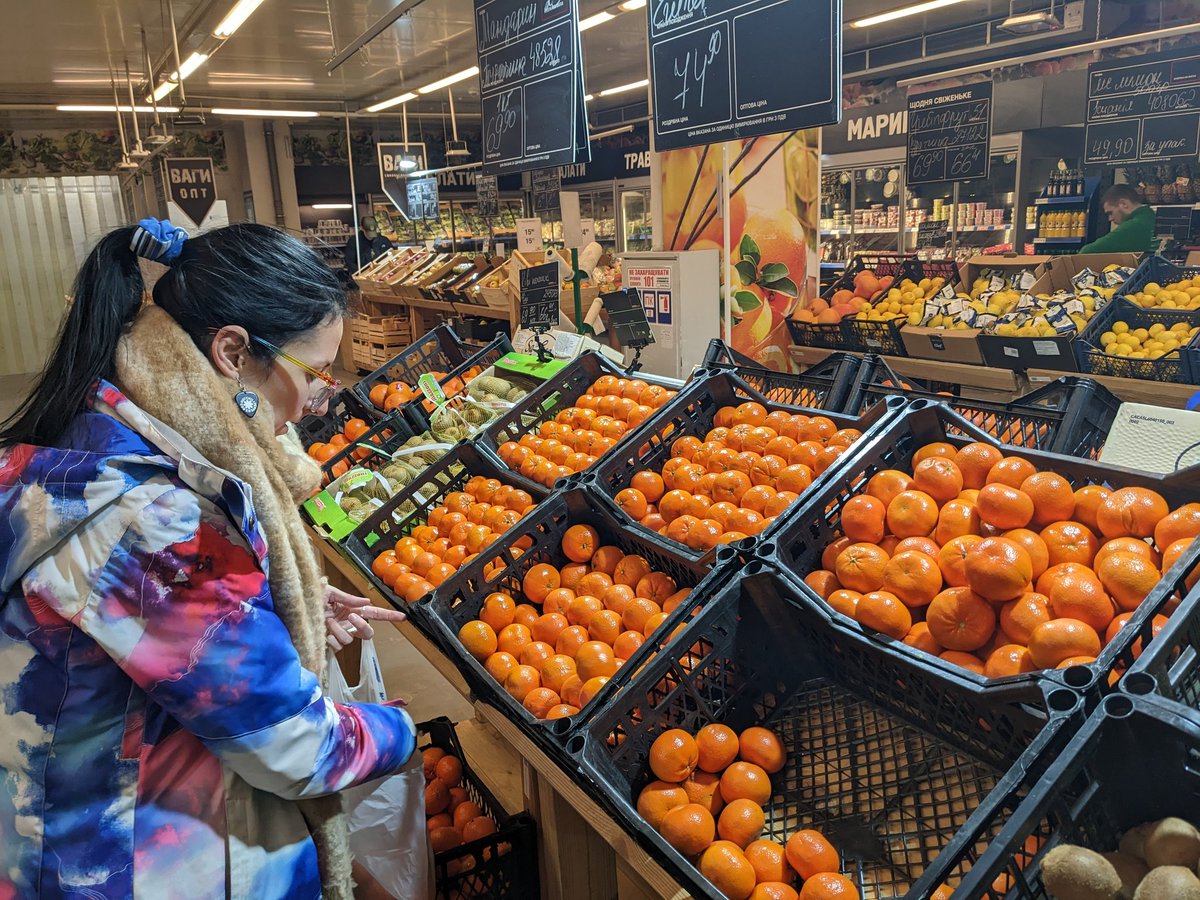 BowerBir's tweet photo. @AlexTaylorNews I was thoroughly impressed by how well stocked the supermarkets were in Kharkiv, Ukraine! Better than my local ones in London! (📷 12/02/23) https://t.co/h2KdOH8l4M