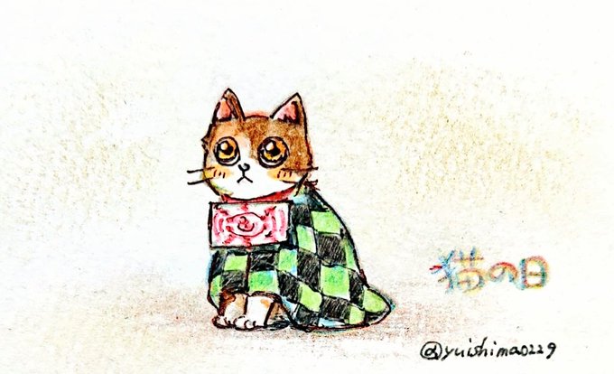 茶々丸ちゃん໊きっと羽織は禰豆子ちゃん作 