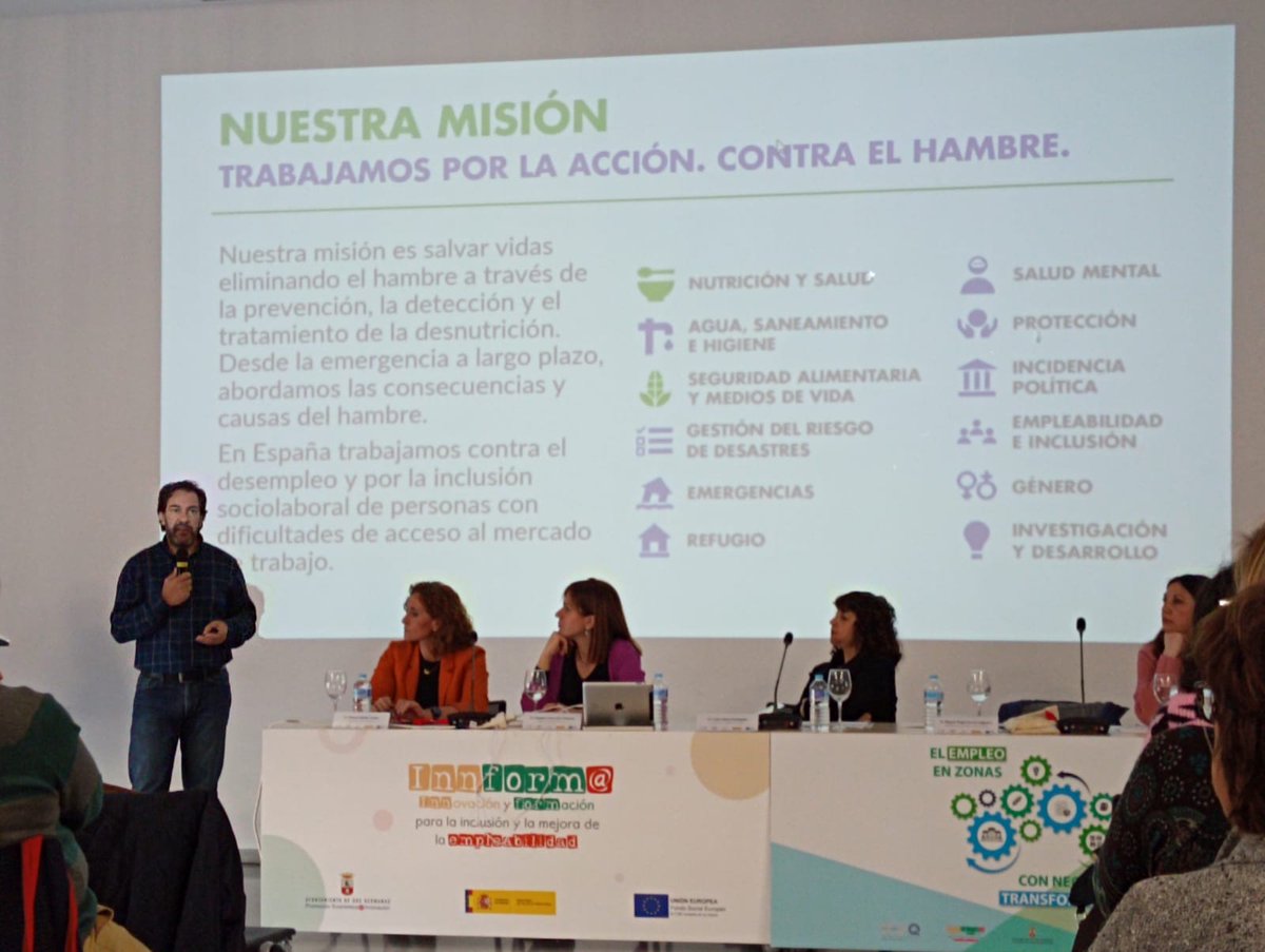 M82Isabel's tweet photo. @ACH_AndExt hoy participamos en las jornadas de empleo organizadas por @aytodoshermanas donde @mgarciasalguero ha presentado el programa #VivesEmpleaSaludable https://t.co/FbdNK5RenQ