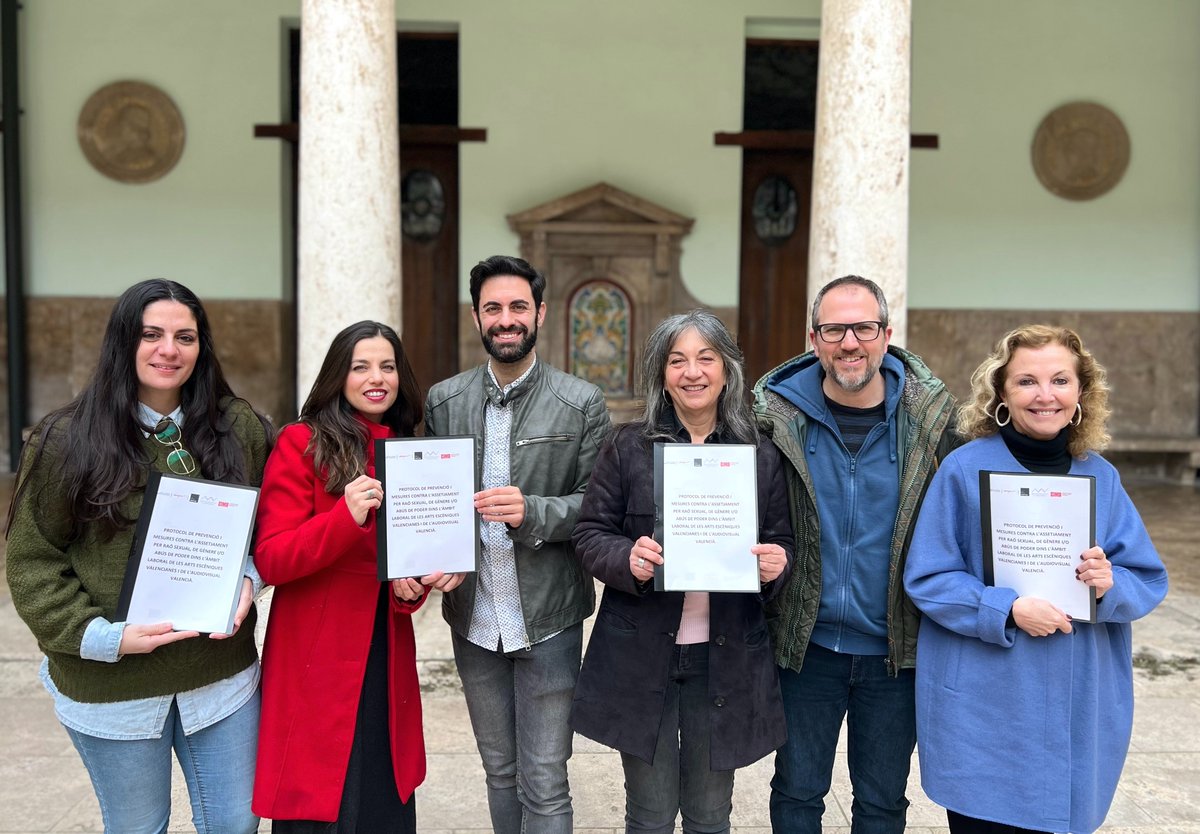 ✍️L'AVAV signa el ‘Protocol de prevenció i mesures contra l’assetjament per raó sexual, de gènere i/o abús de poder dins l’àmbit laboral de les arts escèniques valencianes i de l’audiovisual valencià’ amb <a href="/AAPV1/">AAPV</a>, <a href="/AVETID/">AVETID</a> i la delegació al País Valencià de <a href="/CIMAcineastas/">CIMA - Asociación de Mujeres Cineastas</a>🤝