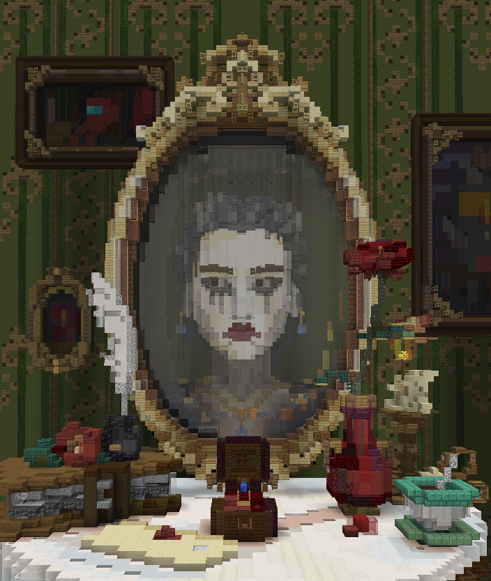 as_pream's tweet image. Suspicious Lady 💍
with @IRTDome and @kretkretkret 
#minecraft建築コミュ #minecraft