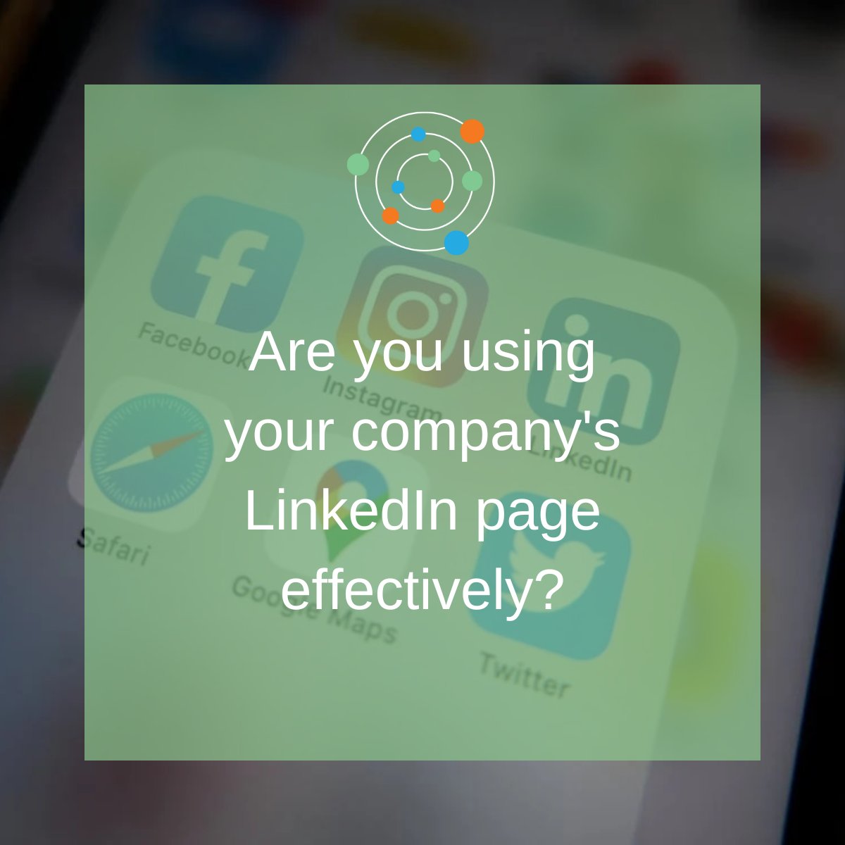 Are you using your company’s LinkedIn page effectively?

Things you can do to boost effective activity:

•Display your brand
•Add value
•Target and track your progress. 

Find out more, here: bit.ly/3Ju6HaW 

#LinkedIn #Business