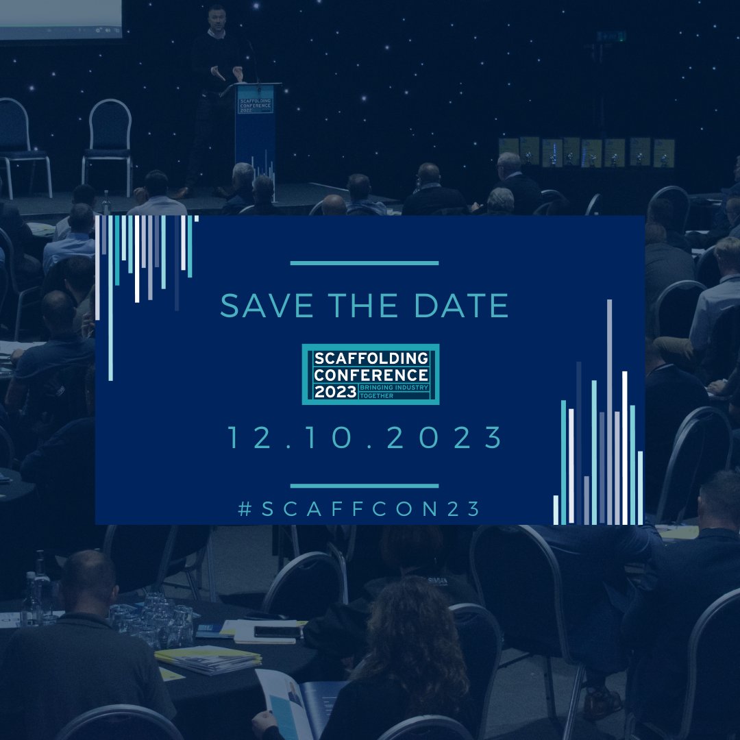 ScaffCon's tweet photo. It gives us great pleasure to announce that #ScaffCon23 will be held on 12th October 2023 and returning to the @heartofeng for the 2nd year running!
The theme for #ScaffCon23 is 'Gaining the Advantage' - a tailored programme to give you the competitive edge!
#Scaffolding #NSW https://t.co/yjxxuoGVbT
