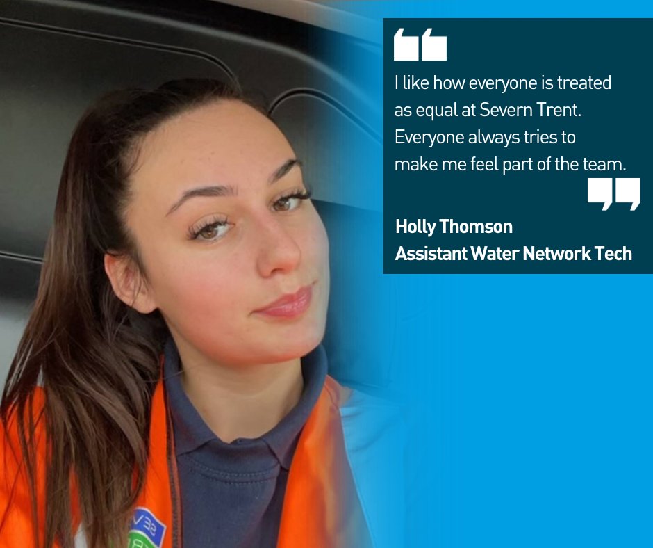 Meet Holly!

Holly loves the opportunities and inclusion here at Severn Trent. We think you would too! 

To apply for one of our apprenticeship programmes for 2023 take a look here: ms.spr.ly/60115VSBZ